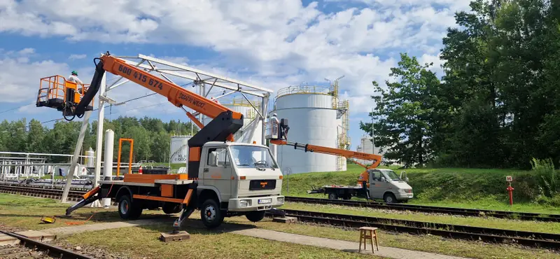 Podnośnik koszowy Podnosimy w terenie